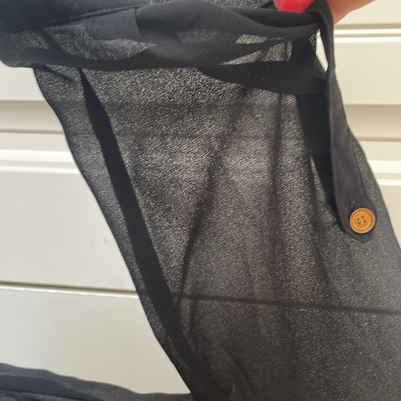 Xtaren M Black sheer sexy blouse - Picture 5 of 12